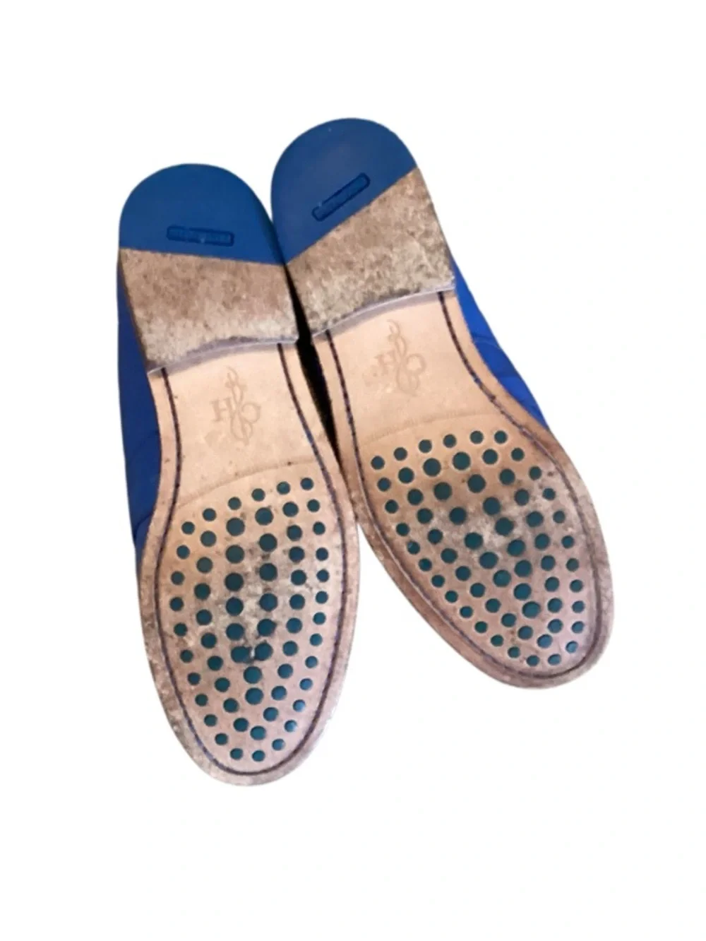 Cole Haan Nike Air Men's Vibrant Blue Leather Penny Loafers 9.5